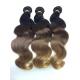 Free Shipping Ombre Three Color 1B/4/27# 10A Grades 100% Brazilian Human Hair Extensions Body Wave Also Have Closure
