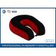 Red And Black Neck Support Memory Foam Pillow U Shaped Travel Pillow For Sleeping