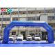 Inflatable Gantry Blue PVC 9.14 X 3.65 Meter Inflatable Arch For Event Advertising Easy To Clean
