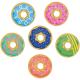 CMYK Printing Colorful Donuts Theme Party Mid Century Mod
