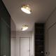 JYLIGHTING Copper Nordic Bedroom Ceiling Light Modern Simple Led Porch Corridor Light