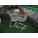 Double Bearing Casters Supermarket Shopping Carts with baby seat