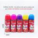 Safe Colorful Crazy Silly String Spray Halloween Pranks Non Flammable