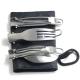 Stainless Steel Camping Cutlery Set in Portable Folding Style for Outdoor Adventures