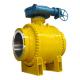 Cast Steel Side Entry Trunnion Ball Valve Good Flow Adjusting Ability