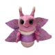 Purple Fluorescent Fabric LED Plush Toy Fireflies/ Butterflies 20Cm