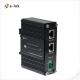 Industrial 2.5G PoE+ Injector with 488 Forward Filter Rate 12 - 48V DC Power Input