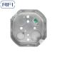 Custom Electrical Conduit Boxes Steel Box Octagon With Raised Ground Screw