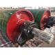 PVC Coated 300m/Min Conveyor Drive Pulley Double Strips Return Roller