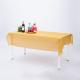 Yellow Party Table Cloths 0.02mm-0.2mm Plastic Table Covers