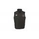 Thermal Black 413g Fleece Jacket Sleeveless With Embroidery