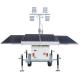 Mining Mobile Lighting Solution Solar Light Tower With 8m Telescopic Mast