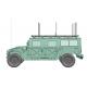 Military standard Vehicle Mounted Jammer can set allied frequency while it is jamming frequency from 20MHz to 6000MHz