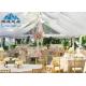 1000 Seater Wedding Event Tents With White PVC Walling 7.2M Ridge Height