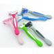 Wholesale Eco Friendly Shaving Razors Rubber Handle Six Blades Disposable Razor