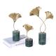 Marble Stand Brass Ornaments 415mm Home Decor Sculptures