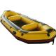 Yellow Small PVC / Hypalon Rafting Inflatable Drift Boat For Summer