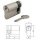 Master Key Euro Lock Cylinder With Singe Profile To DIN18252 4 Hours Fire Test