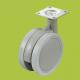 China supplier double wheel casters swivel plate caster