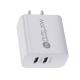 20w 2 Port USB C PD Charger ABS PC Fireproof 240V 0.5A 50HZ 60Hz