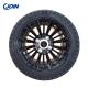 215/35-12 Black Electric Golf Cart Tires Wheels 12in Durable