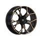 Gloss Black Color And Machine Face Forged Aluminum 21 inch wheel for cars