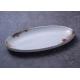 Odorless Ceramic Dinner Plate Oval Fish Serving Plate