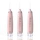 Pink Teeth Whitening Water Flosser , Hanasco OEM Oral Care Electric Water Toothpick