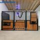 Swing Door Higher Luxury Style European Horse Stalls With Yoke Stable Front