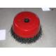 High Carbon Steel Crimped Wire Cup Brush 150 MM OD X 22 Mm Arbor Hole