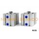 ACQ40X45 Airtac Type Pneumatic Compact Air Cylinder Double Action