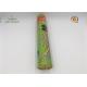 157G Art Paper Long Custom Cardboard Cylinder Tubes With Metal Tin Lid For Toy Packing