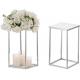 Single-side Bracket Metal Column Geometric Flower Stand for Event Tables Centerpieces