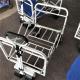 Retractable Handle Collapsible Camping Trolley Folding Wagon With Rubber Wheels PP