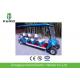 48V/4KW DC Motor Electric 8 Seater Golf Buggy Battery Operated Blue Color