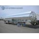 High Capacity DOT Ellipse Two Axle Oil Tank Trailer 35000L Without Painting