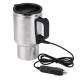 Car Heating Cup Travel Coffee Cup 12V Electric Heating Mug Stainless Steel Insulation Car Cup Charge Heat Mug