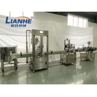 250ml Bottle Liquid Filling Machine Automatic Piston Filling Capping Labeling Line