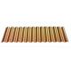 99.99% Corrugated Copper Sheets Beautiful Appearance For Decoration