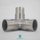 42.4mm X 2.0mm Tee Stair Rail Connectors Round Support 90 Degree Angle