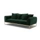 Nordic style indoor home furniture simple and fashion sofa design with stainless