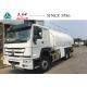 HOWO Refuel Tank Truck 15000-25000 Liters Capacity With 340 HP Engine