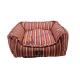 Plush Rectangle Square Calming Bed For Dogs Small Medium Cats Washable Enjoy Sleeping