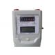 IC Card Prepaid Gas Meter Easy Handle For AMR PLC / RF / GPRS Communication