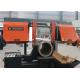 Automatic Double Column Metal Band Saw , Steel Cutting Bandsaw HYBSM200215