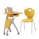 Foldable PP Plastic Round Student Training Room Tables And Chairs Set