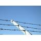 Farm Protection Single Strand Galvanized Steel Barbed Wire Fence Construction Protection