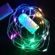 IP65 LED Copper Wire String Light For Party 2M 20 LED Button Battery Operated