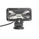 40W Off Road 4WD High Lumen Car LED Headlights Square with 4pcs*10w high intensity CREE LEDs work light
