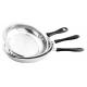 Home Kitchen Stainless Steel Non Stick Frying Pan Set Strong And Immune To Rust